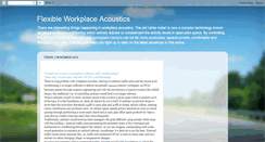 Desktop Screenshot of flexibleworkplaceacoustics.blogspot.com