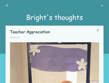 Tablet Screenshot of brights-thoughts.blogspot.com