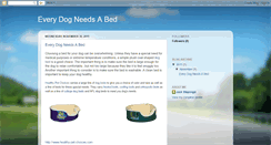 Desktop Screenshot of everydogneedsabed.blogspot.com