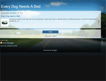 Tablet Screenshot of everydogneedsabed.blogspot.com