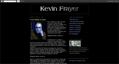 Desktop Screenshot of kevinfrayer.blogspot.com