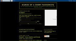 Desktop Screenshot of diariesofashortfashionista.blogspot.com