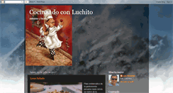 Desktop Screenshot of cocinandoconluchito.blogspot.com