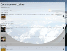 Tablet Screenshot of cocinandoconluchito.blogspot.com