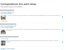 Tablet Screenshot of correspondancesdunautretemps.blogspot.com