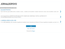 Tablet Screenshot of jornaldopovo.blogspot.com