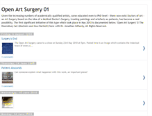 Tablet Screenshot of doomsburysetartsurgery.blogspot.com