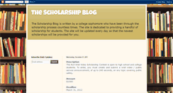 Desktop Screenshot of i-need-scholarship.blogspot.com