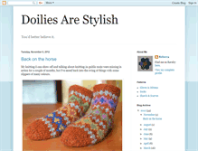 Tablet Screenshot of doiliesarestylish.blogspot.com