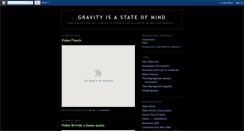 Desktop Screenshot of gravityisastateofmind.blogspot.com