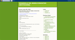 Desktop Screenshot of mod-educ-institucional.blogspot.com