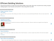 Tablet Screenshot of efficientbuildingsolutions.blogspot.com