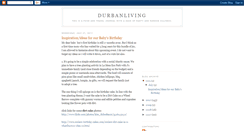 Desktop Screenshot of durbanliving.blogspot.com