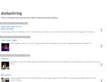 Tablet Screenshot of durbanliving.blogspot.com
