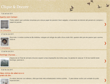 Tablet Screenshot of cliquedecore.blogspot.com