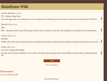 Tablet Screenshot of mainframe-wiki.blogspot.com