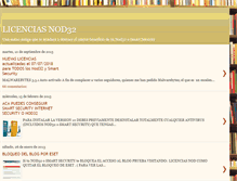 Tablet Screenshot of nod32-actualizado.blogspot.com