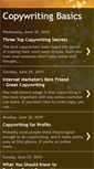 Mobile Screenshot of copywritingbasics.blogspot.com