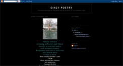 Desktop Screenshot of cincypoetry.blogspot.com