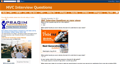 Desktop Screenshot of mvcquestions.blogspot.com