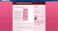 Desktop Screenshot of bibbidibobbidiboutique.blogspot.com