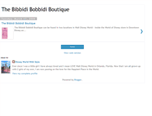 Tablet Screenshot of bibbidibobbidiboutique.blogspot.com