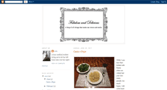 Desktop Screenshot of fabulousanddelicious.blogspot.com