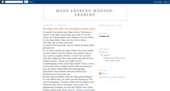 Desktop Screenshot of mann-erobern.blogspot.com