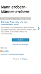 Mobile Screenshot of mann-erobern.blogspot.com