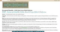 Desktop Screenshot of celticcrossstitch.blogspot.com