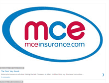Tablet Screenshot of mceinsurance.blogspot.com