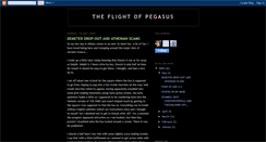 Desktop Screenshot of flightofpegasus.blogspot.com