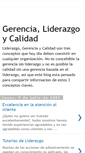 Mobile Screenshot of liderazgoycalidad.blogspot.com