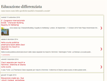Tablet Screenshot of educazionedifferenziata.blogspot.com