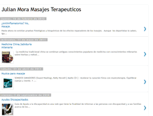 Tablet Screenshot of julianmoramasajesterapeuticos.blogspot.com