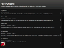 Tablet Screenshot of chismosa-jelly.blogspot.com
