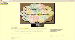 Desktop Screenshot of goodyto-dos.blogspot.com