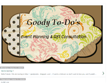 Tablet Screenshot of goodyto-dos.blogspot.com