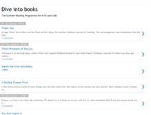 Tablet Screenshot of diveintobooks2009.blogspot.com