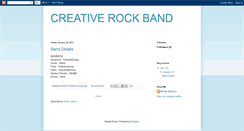 Desktop Screenshot of creativerockband.blogspot.com