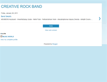 Tablet Screenshot of creativerockband.blogspot.com