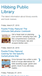 Mobile Screenshot of hibbinglibrary.blogspot.com
