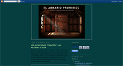 Desktop Screenshot of elarmarioprohibido.blogspot.com