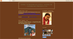 Desktop Screenshot of nimishanandaashramproducts.blogspot.com