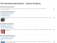 Tablet Screenshot of nimishanandaashramproducts.blogspot.com