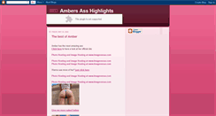 Desktop Screenshot of ambersass.blogspot.com