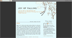 Desktop Screenshot of joyoffalling.blogspot.com