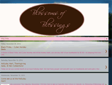 Tablet Screenshot of blossomsareblessings.blogspot.com