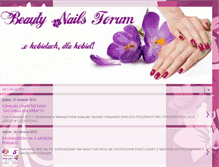 Tablet Screenshot of beauty-nails-forum.blogspot.com