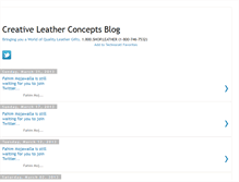 Tablet Screenshot of clcleather.blogspot.com